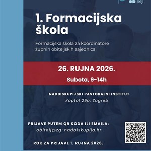 Formacijska škola za koordinatore obiteljskih zajednica Zagrebačke nadbiskupije